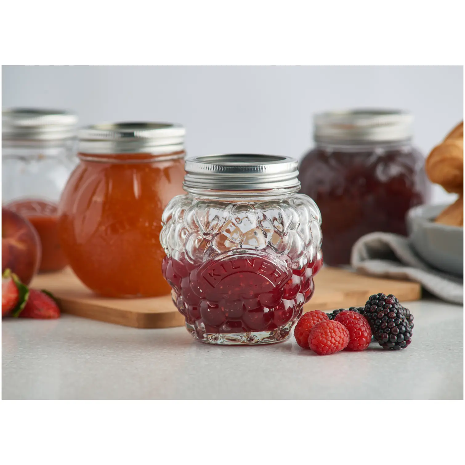 Berry Fruit Preserve Jar 0.4L