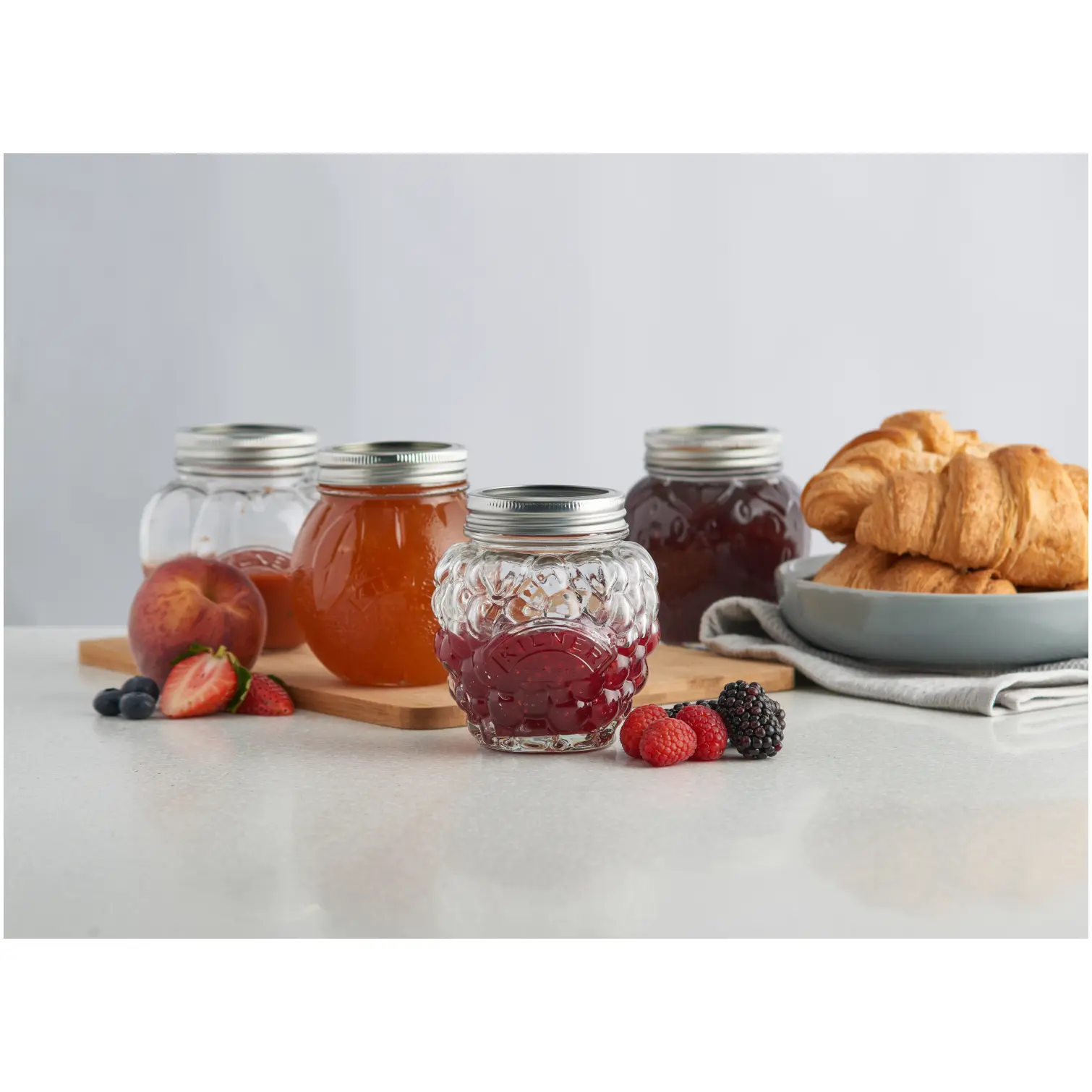 Berry Fruit Preserve Jar 0.4L