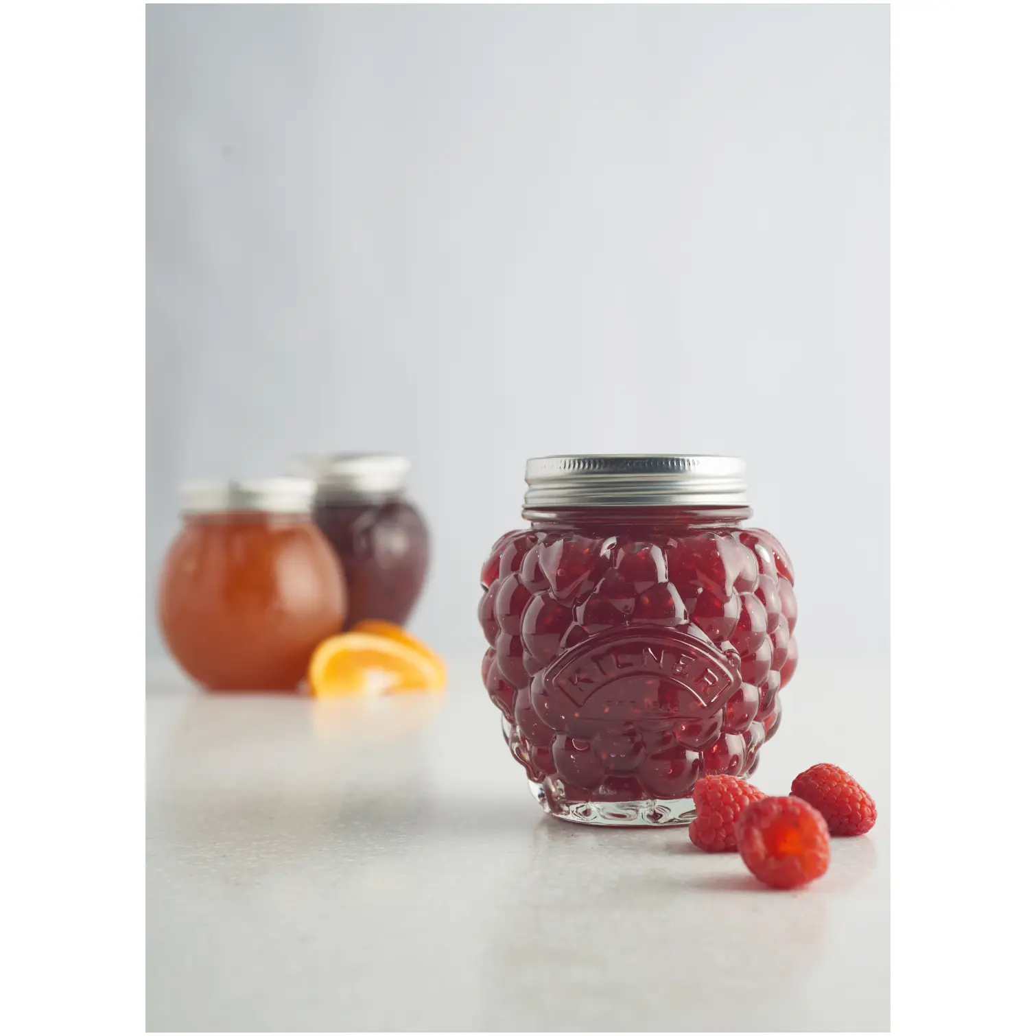 Berry Fruit Preserve Jar 0.4L