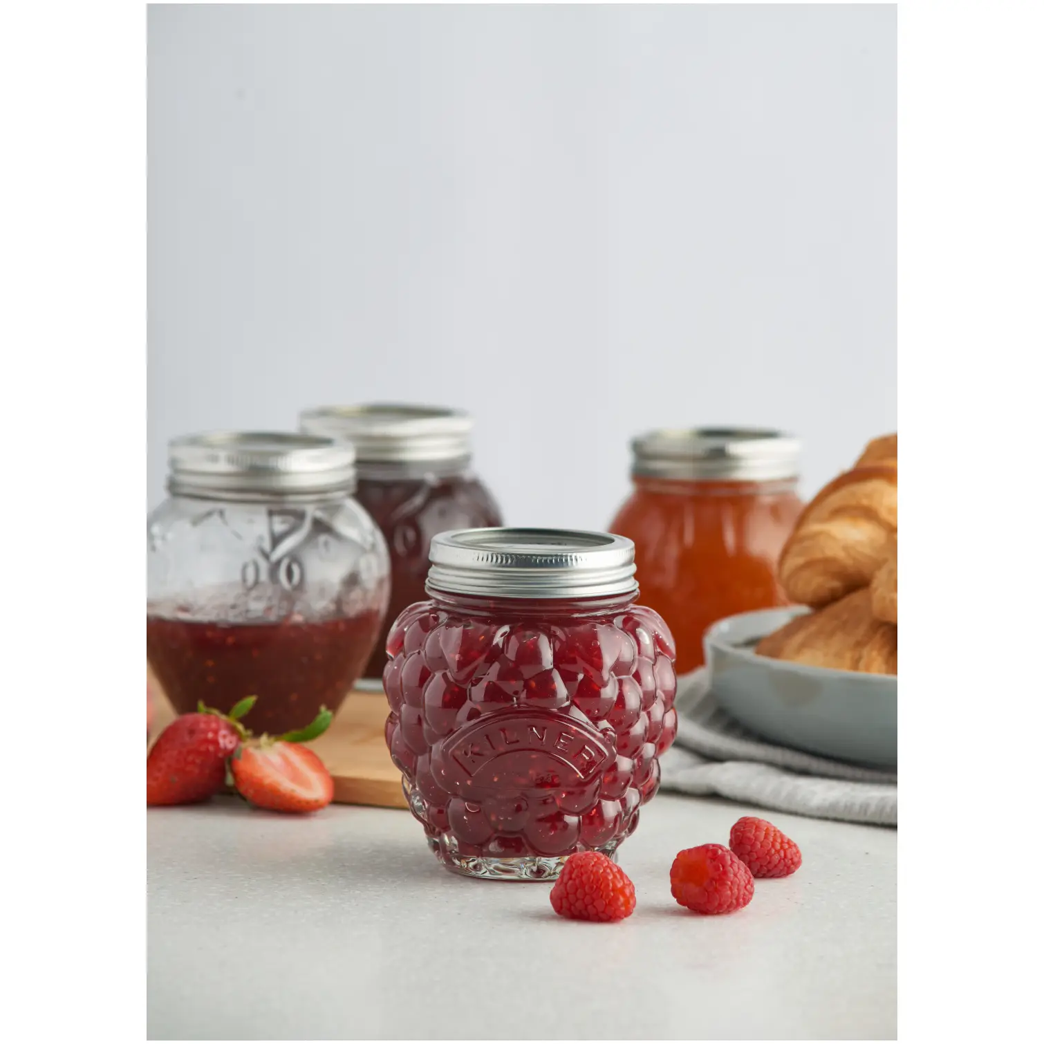 Berry Fruit Preserve Jar 0.4L