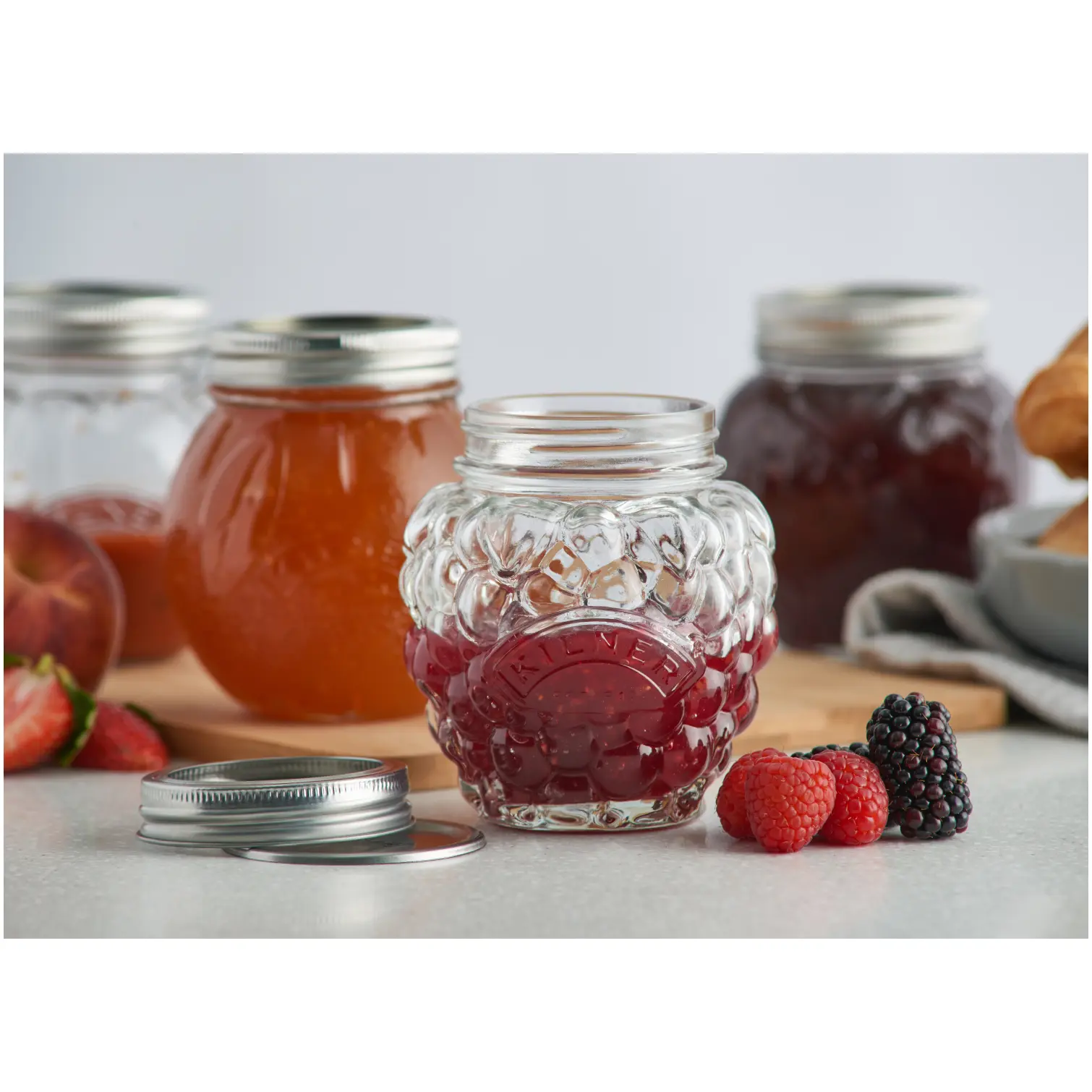 Berry Fruit Preserve Jar 0.4L