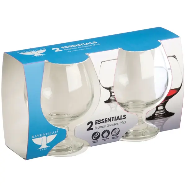Ravenhead Essentials Brandy Glasses 39cl Sleeve Of 2