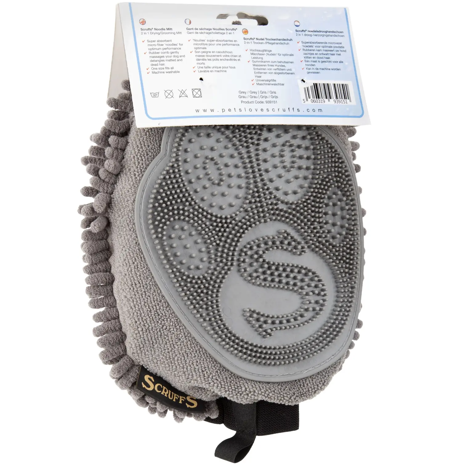 Scruffs Noodle Mitt Grey