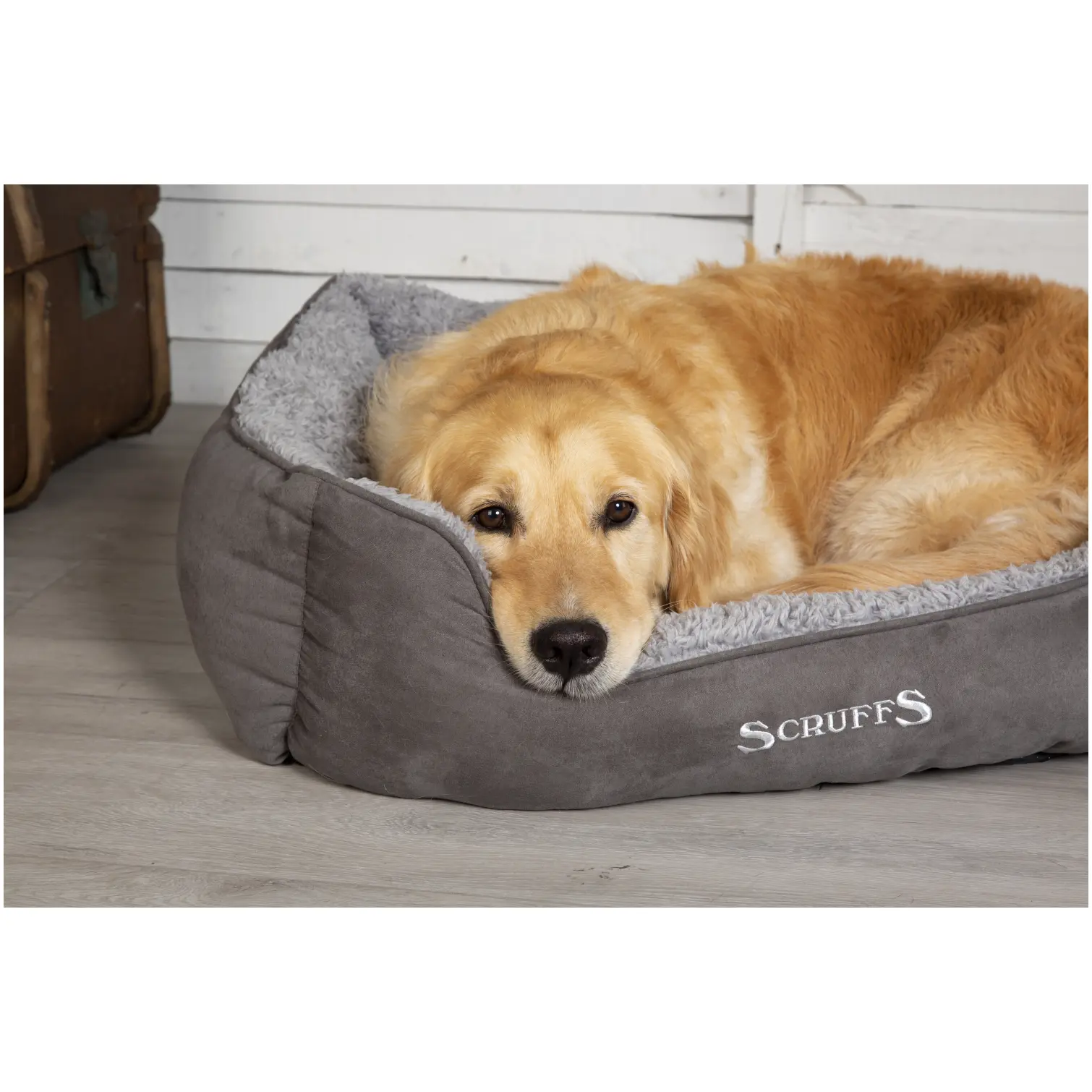 Scruffs Grey Cosy Dog Bed 75x65cm