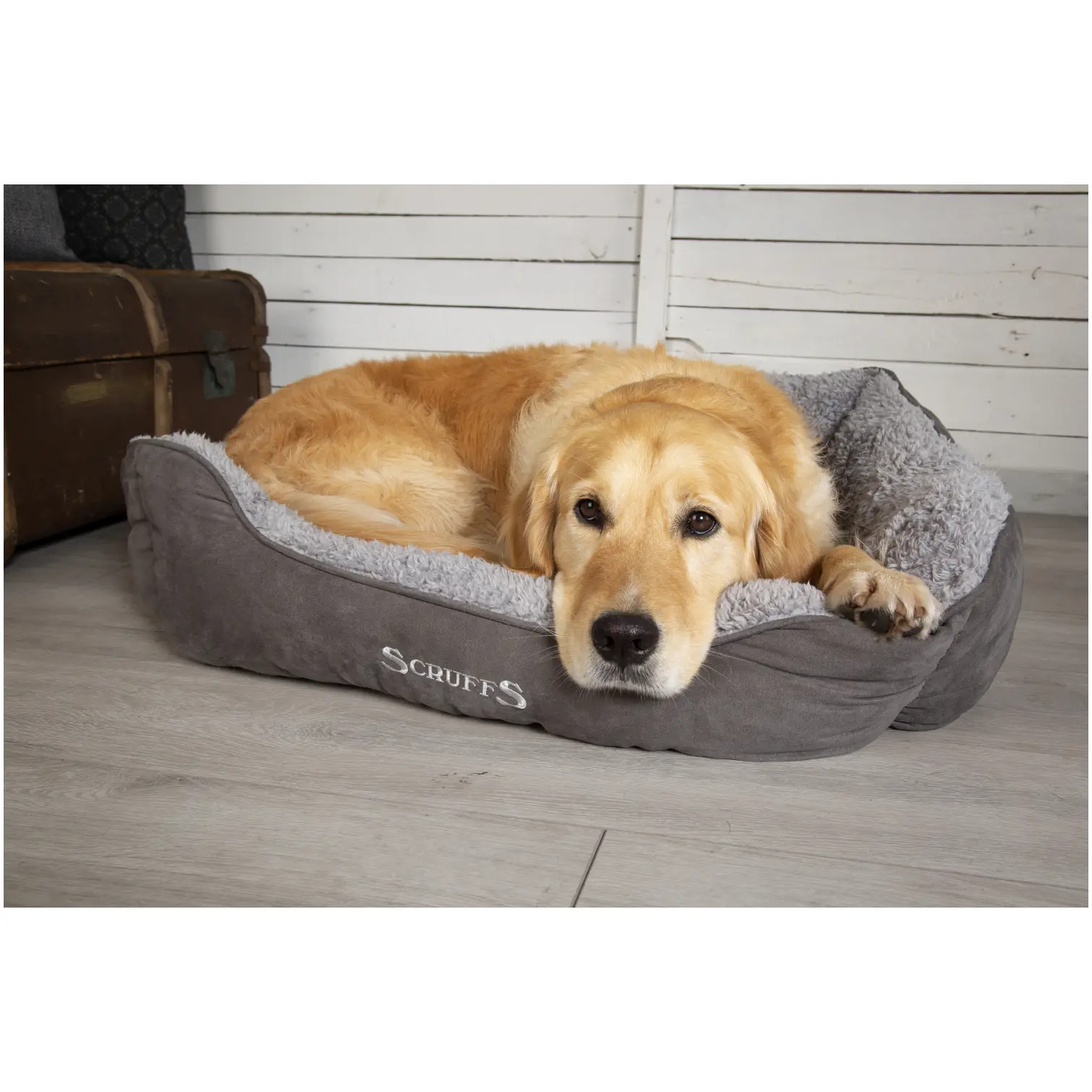 Scruffs Grey Cosy Dog Bed 75x65cm