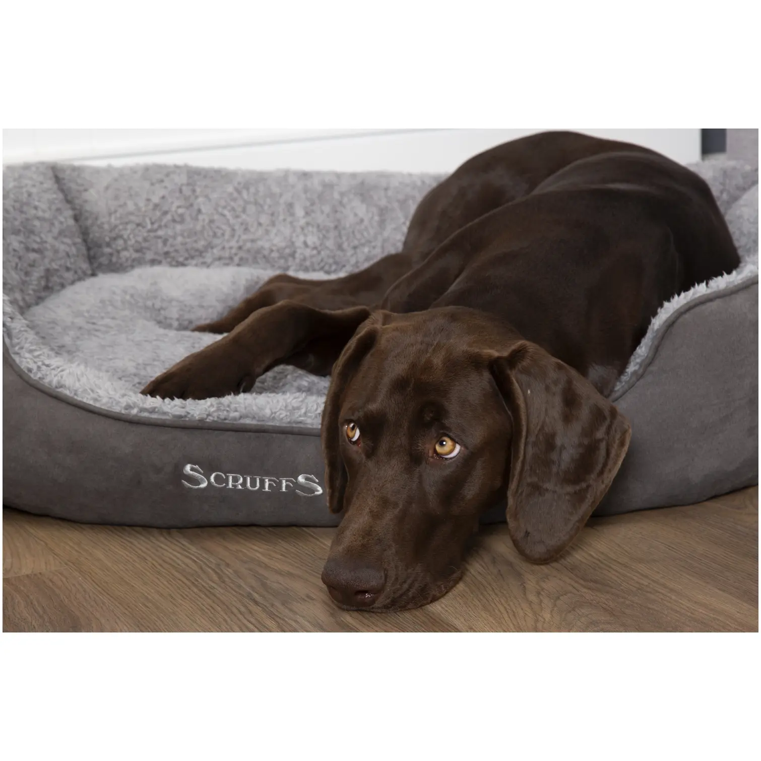 Scruffs Grey Cosy Dog Bed 90x70cm