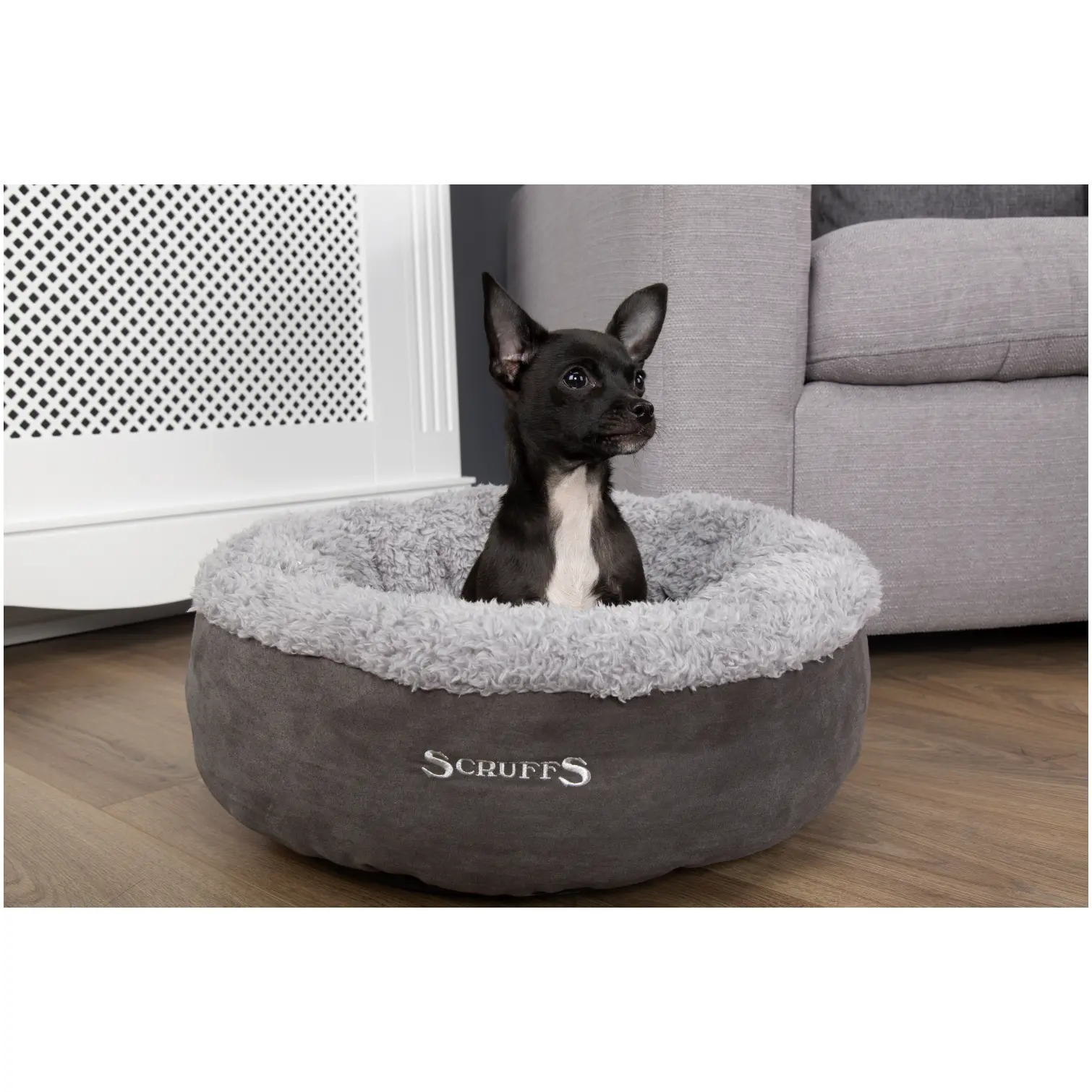 Cosy Grey Ring Bed 45cm
