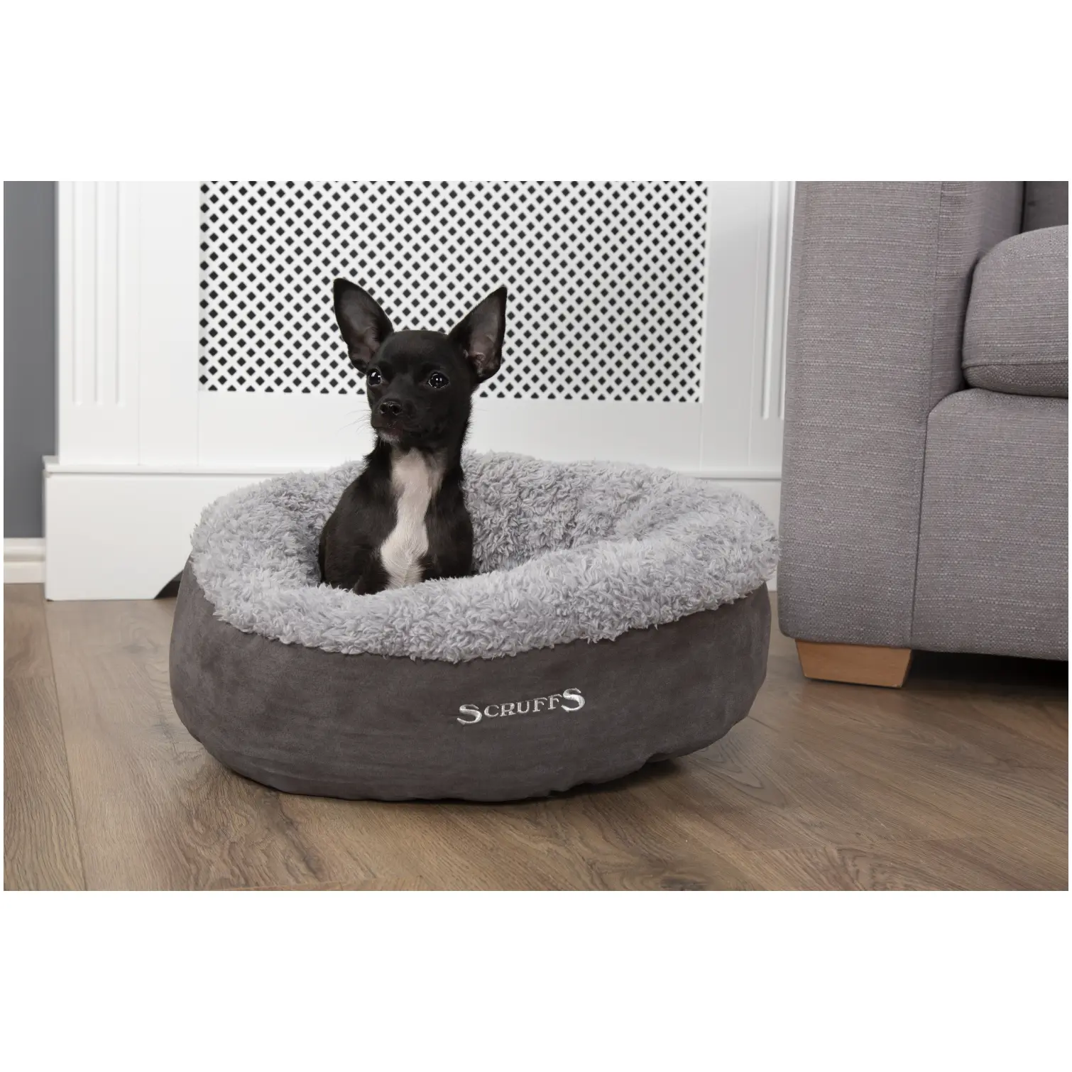 Cosy Grey Ring Bed 45cm