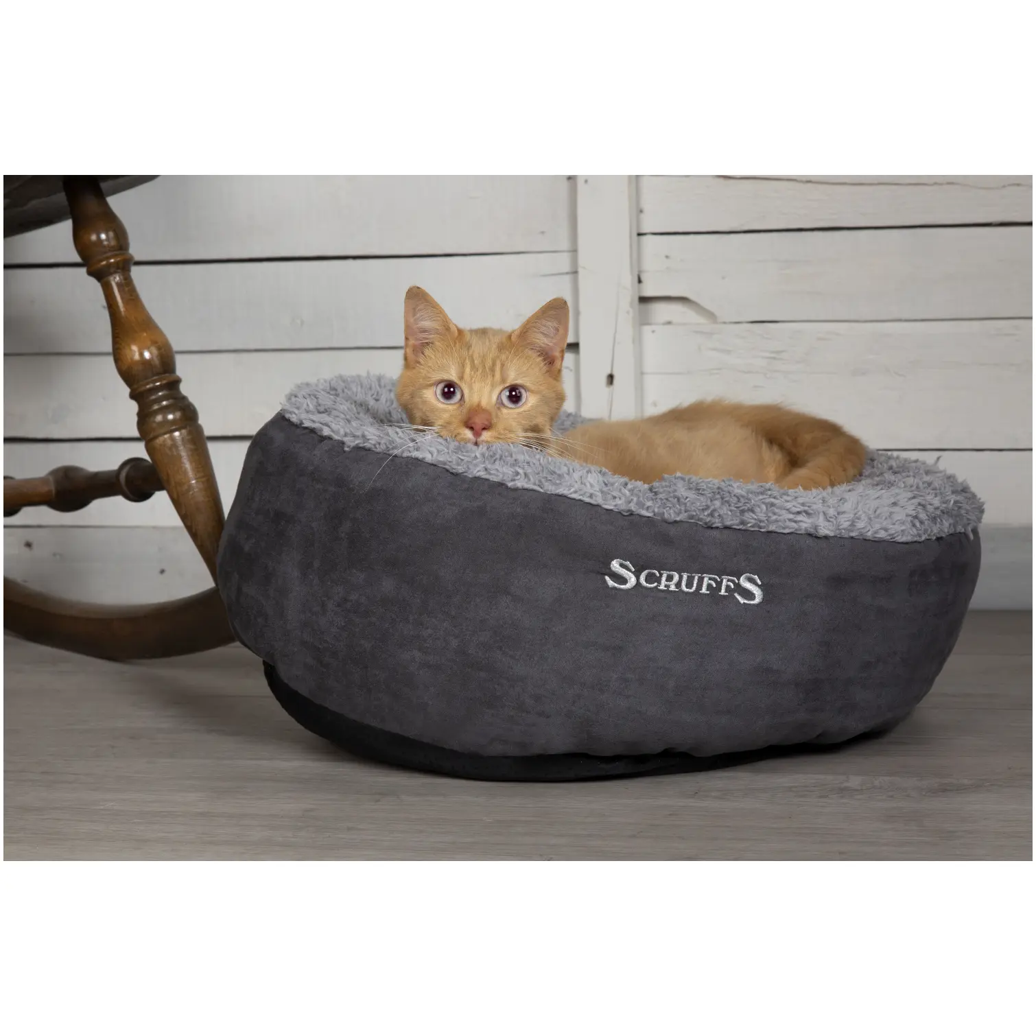 Cosy Grey Ring Bed 45cm