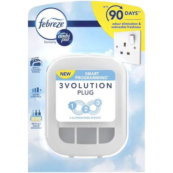 Febreze Ambi Pur 3Volution Air Freshener Electrical Plug In Diffuser