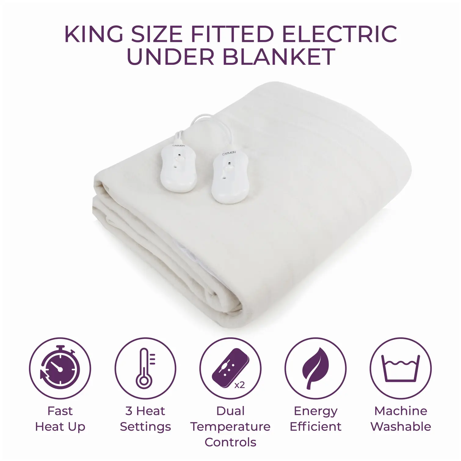 Carmen Under Blanket Fitted King Dual Control