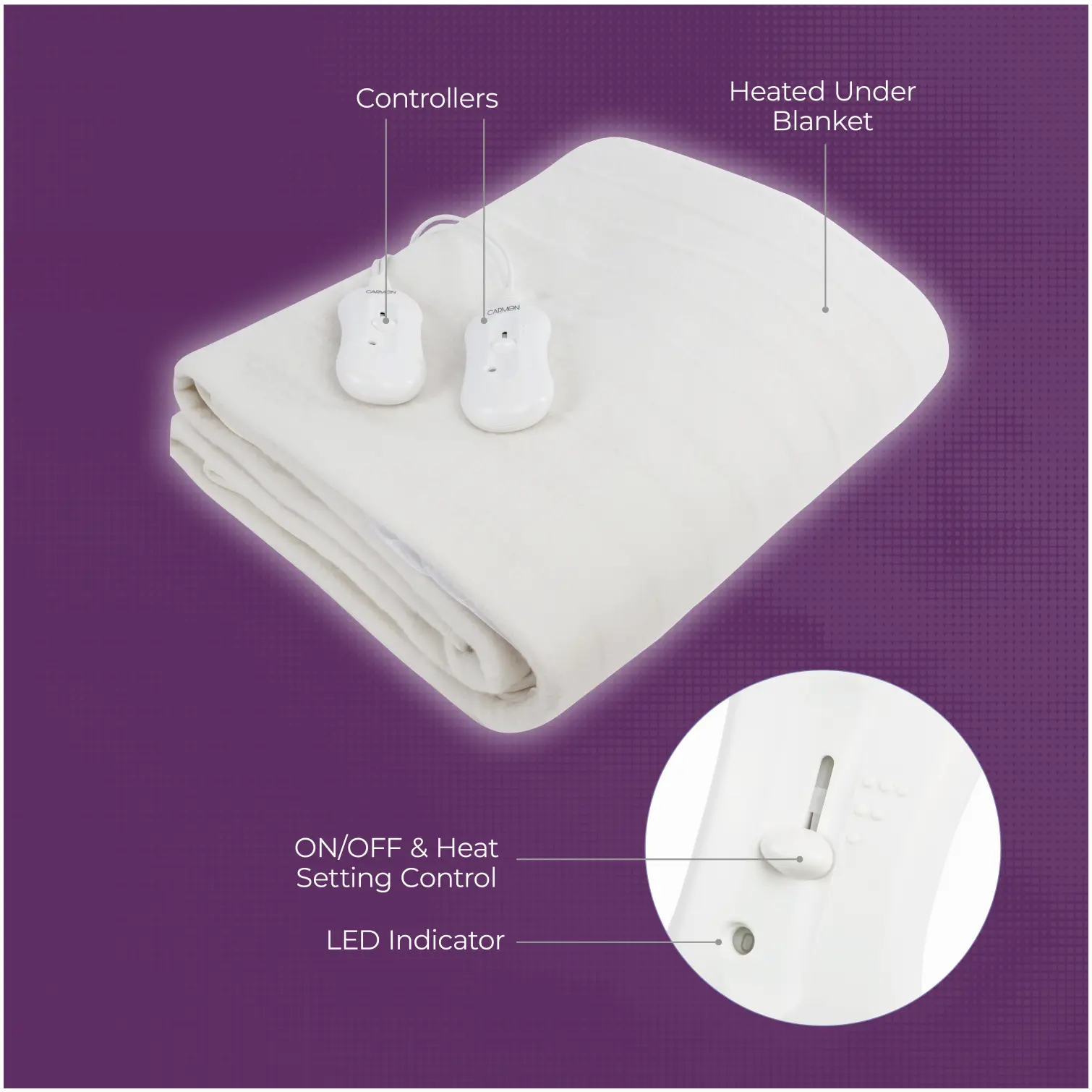 Carmen Under Blanket Fitted King Dual Control