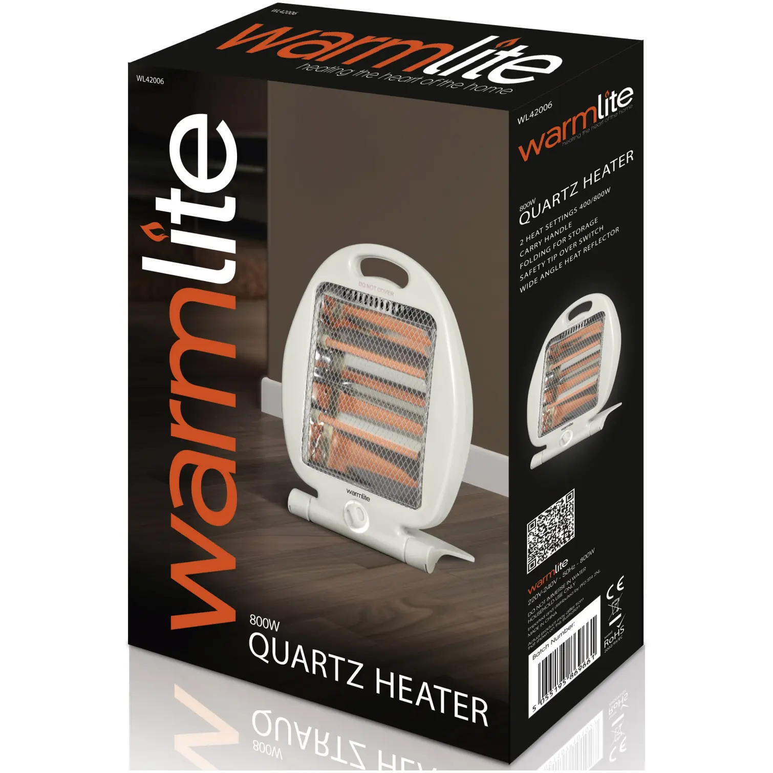 Warmlight WL42006 Quartz Tube Heater 800W