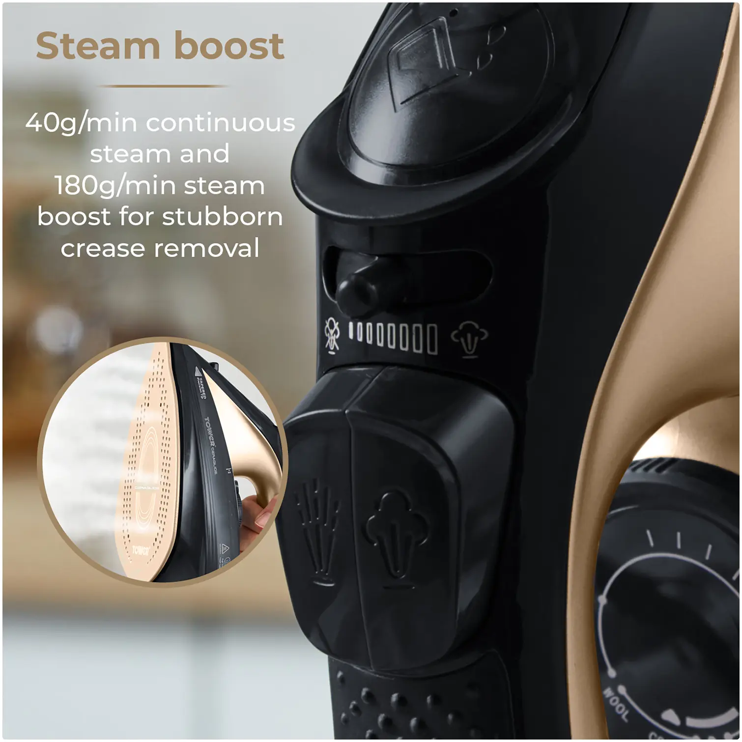 Tower Cord/Cordless Iron 2400w