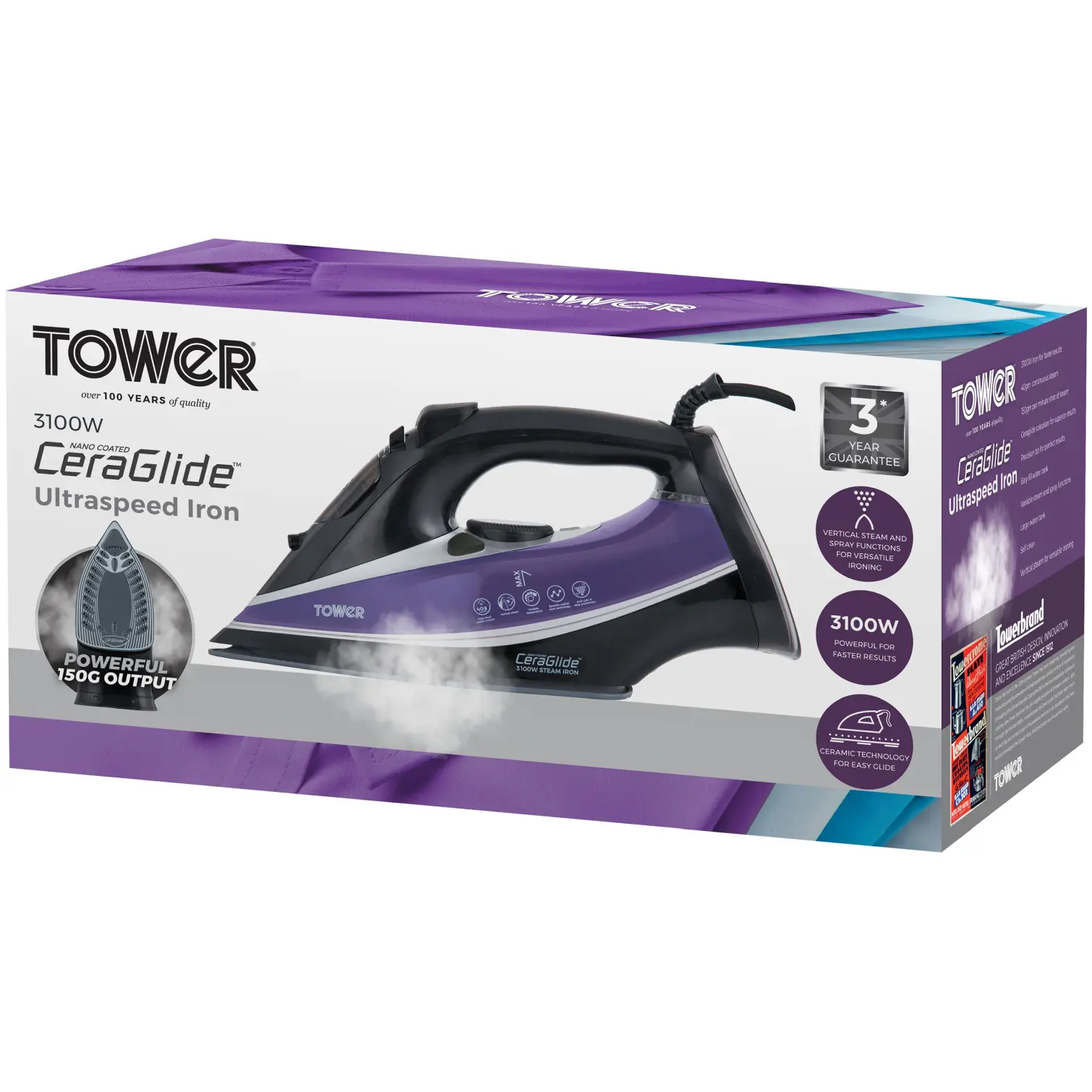 RKW0316_13 Tower Steam Iron 3100w