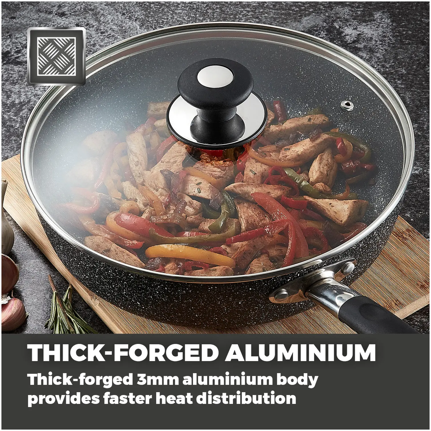 RKW0807_2 Tower Precision Saute Pan 28cm