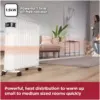 Black+Decker Smart Digital Oil Free Radiator 1.5kw