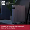 Black+Decker Smart Digital Oil Free Radiator 1.5kw