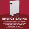 Black+Decker Smart Digital Oil Free Radiator 1.5kw