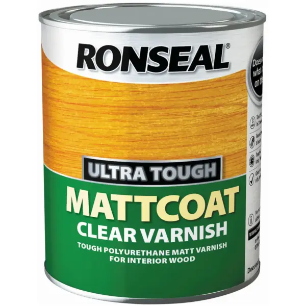 Ronseal Mattcoat Clear Varnish 250ml