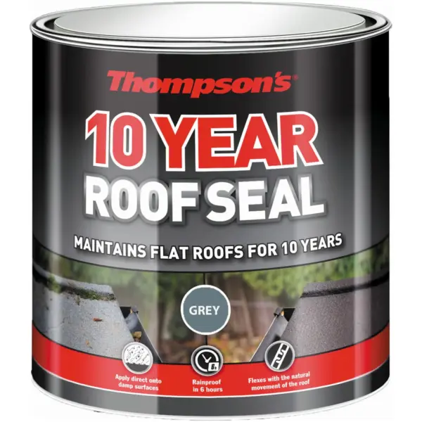 RNS0158 Thompson's 10 Year Roof Seal Grey 4 Litre
