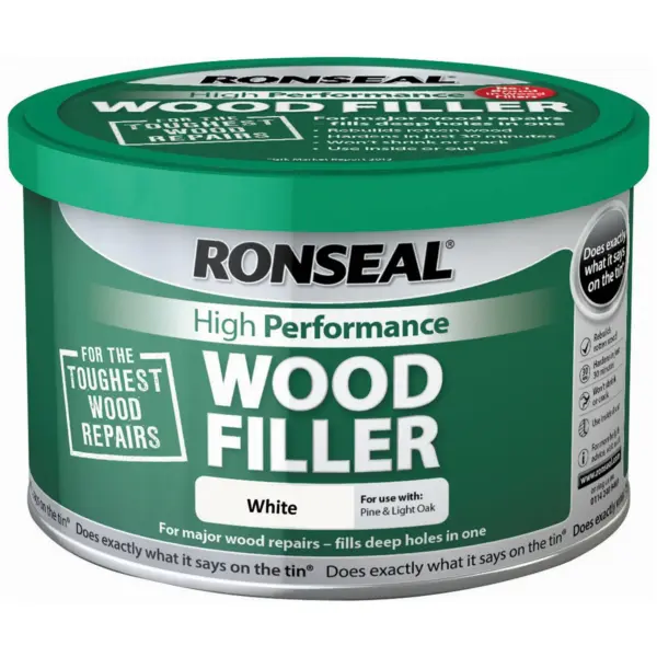 Ronseal High Performance  Woodfiller White 275g