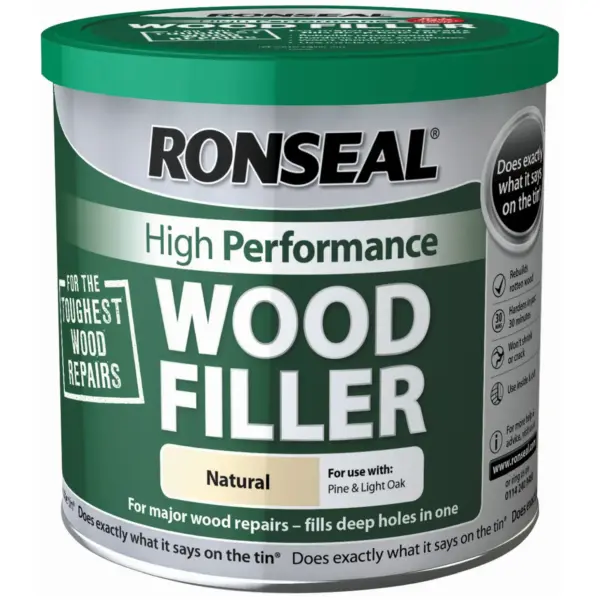 Ronseal High Performance Woodfiller Natural 550g