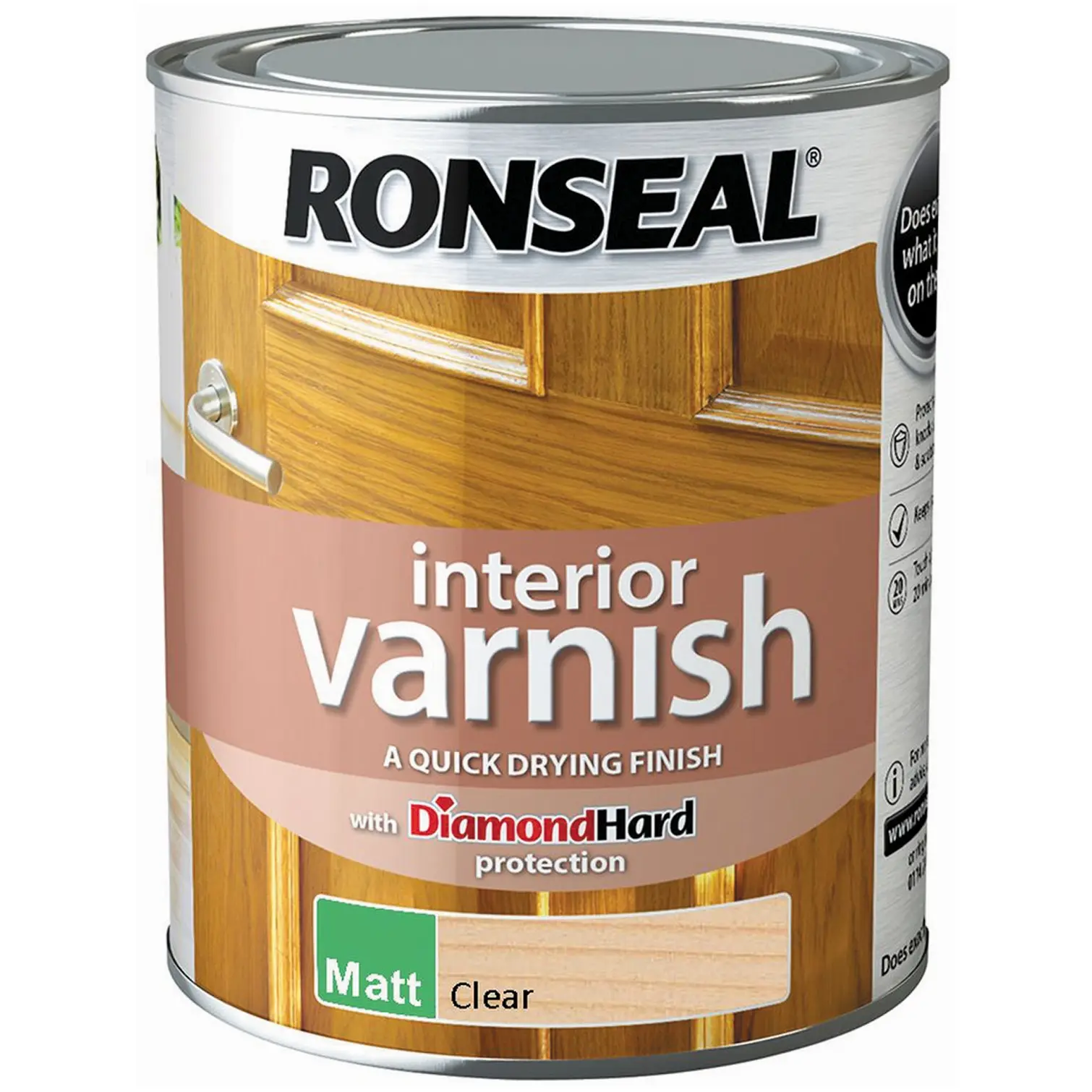 Ronseal Interior Varnish Clear Matt 750ml