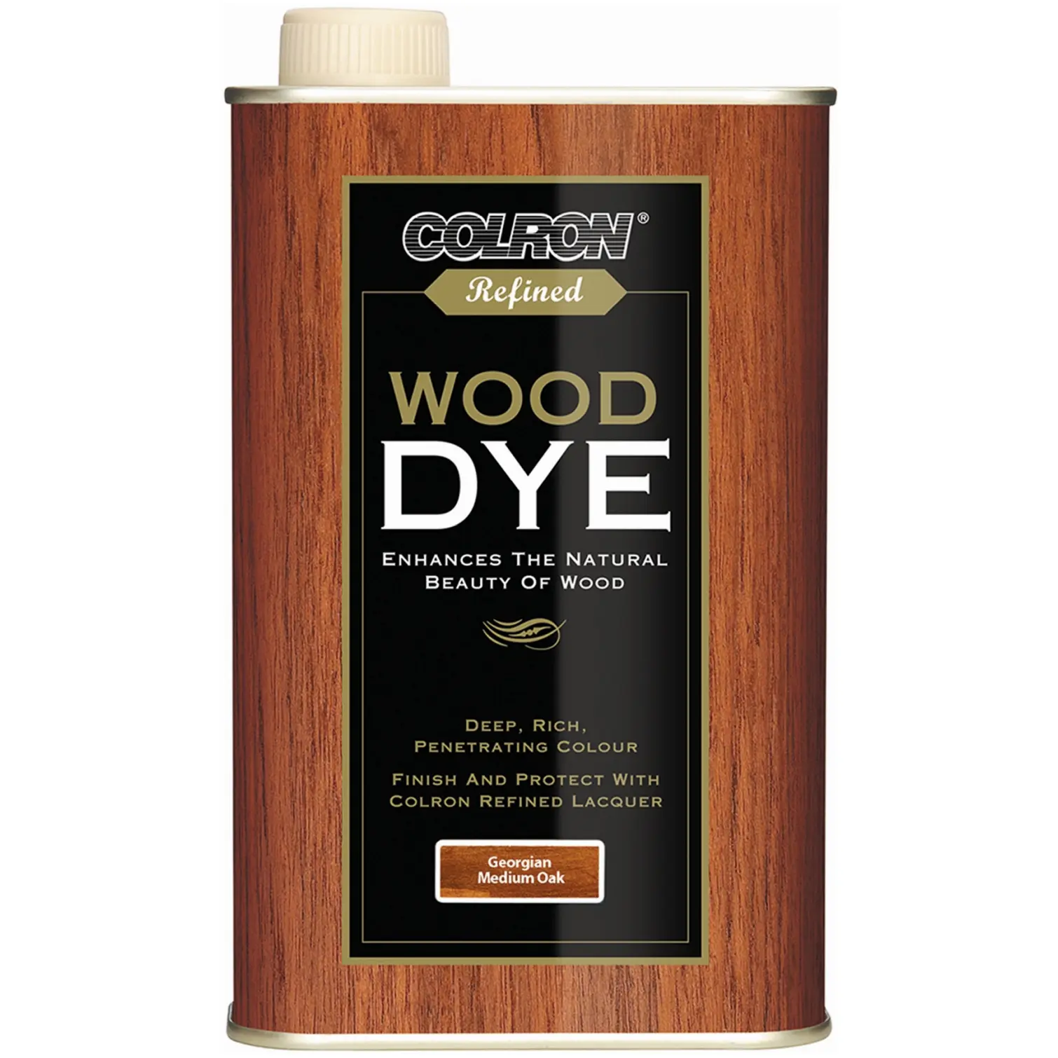 Ronseal Refined Colron Wood Dye Georgian Medium Oak 250ml