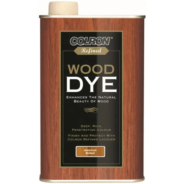 Ronseal Refined Colron Wood Dye American Walnut 250ml