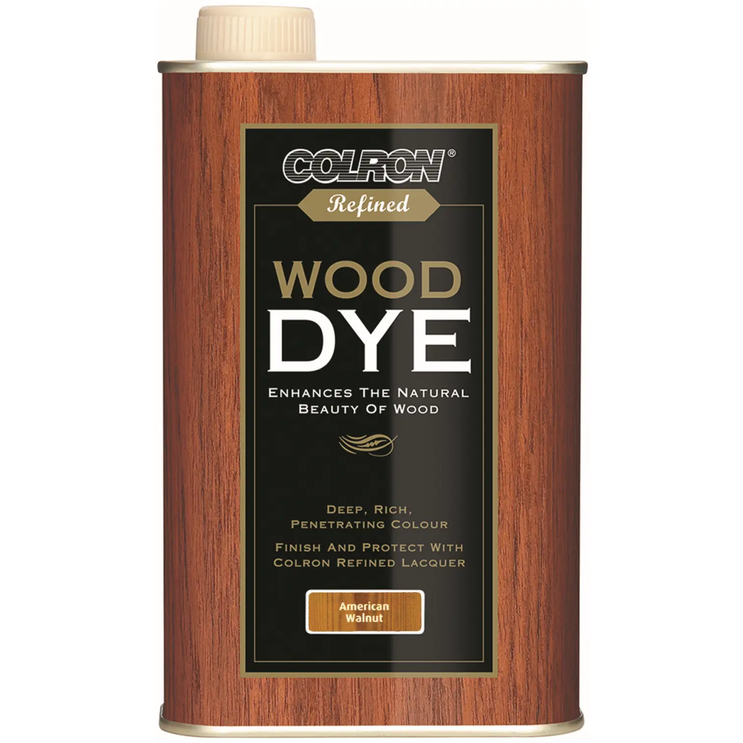 Ronseal Refined Colron Wood Dye American Walnut 250ml