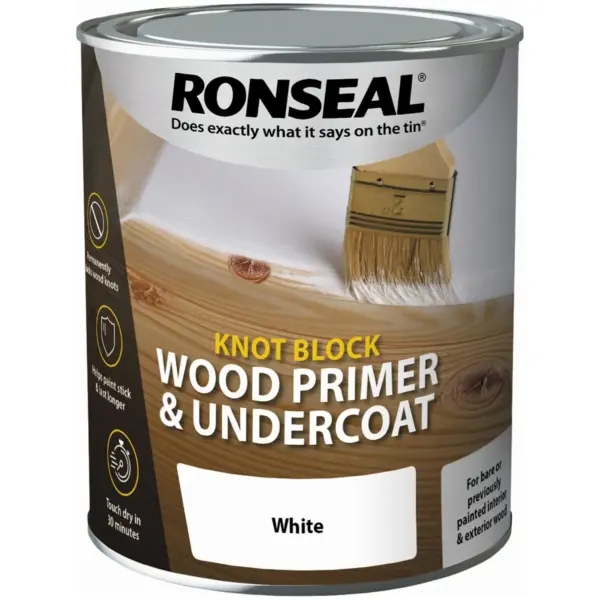 Ronseal White Knot Block 750ml