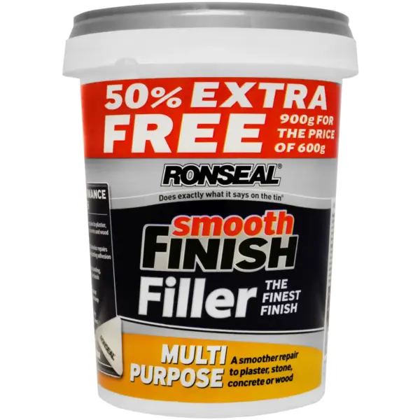 Ronseal Smooth Finish Filler 600g+50%