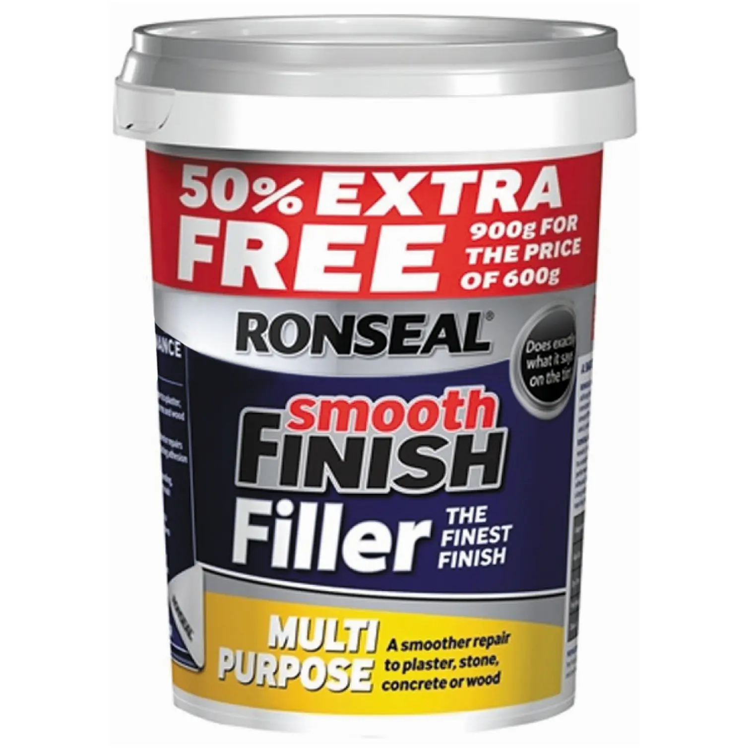 Ronseal Smooth Finish Filler 600g+50%