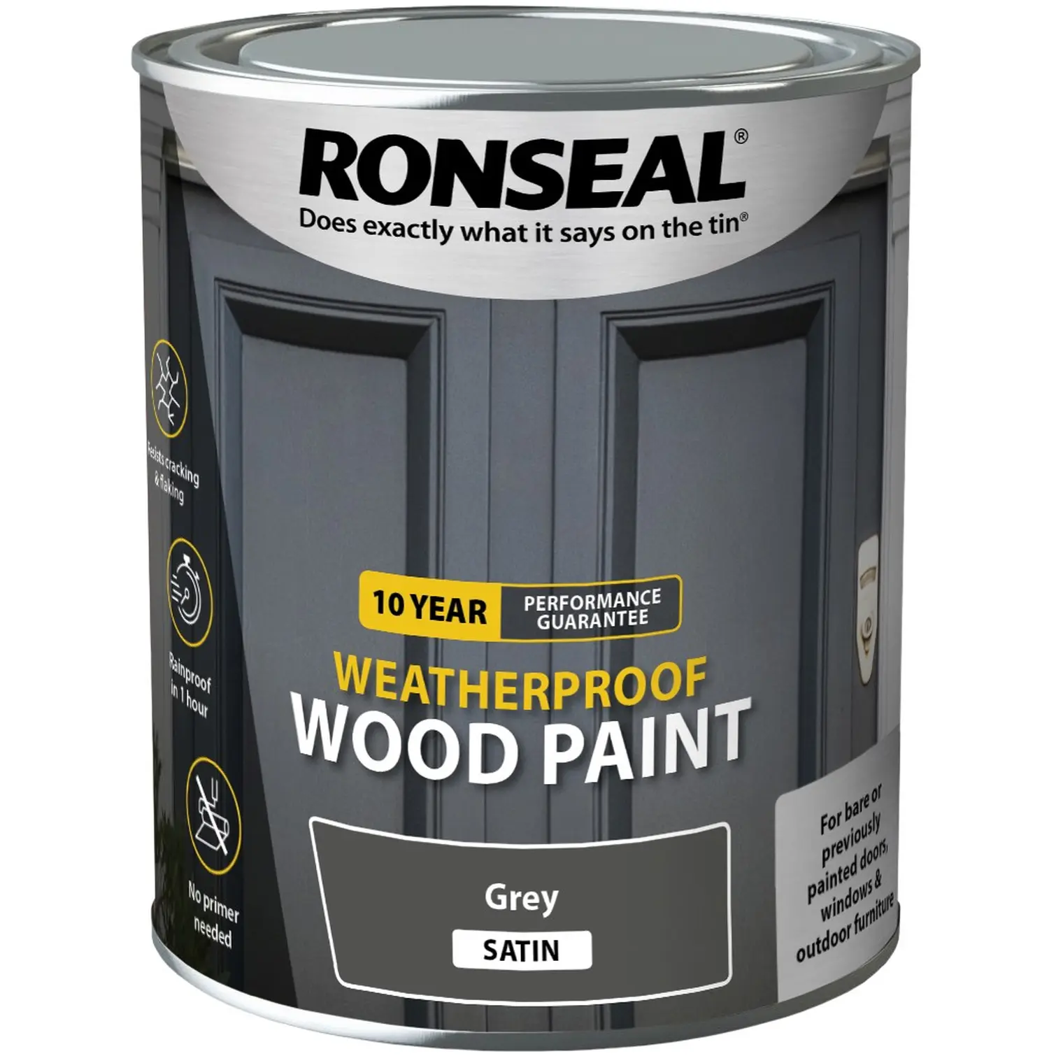 Ronseal 10Y Weatherproof Grey 750ml