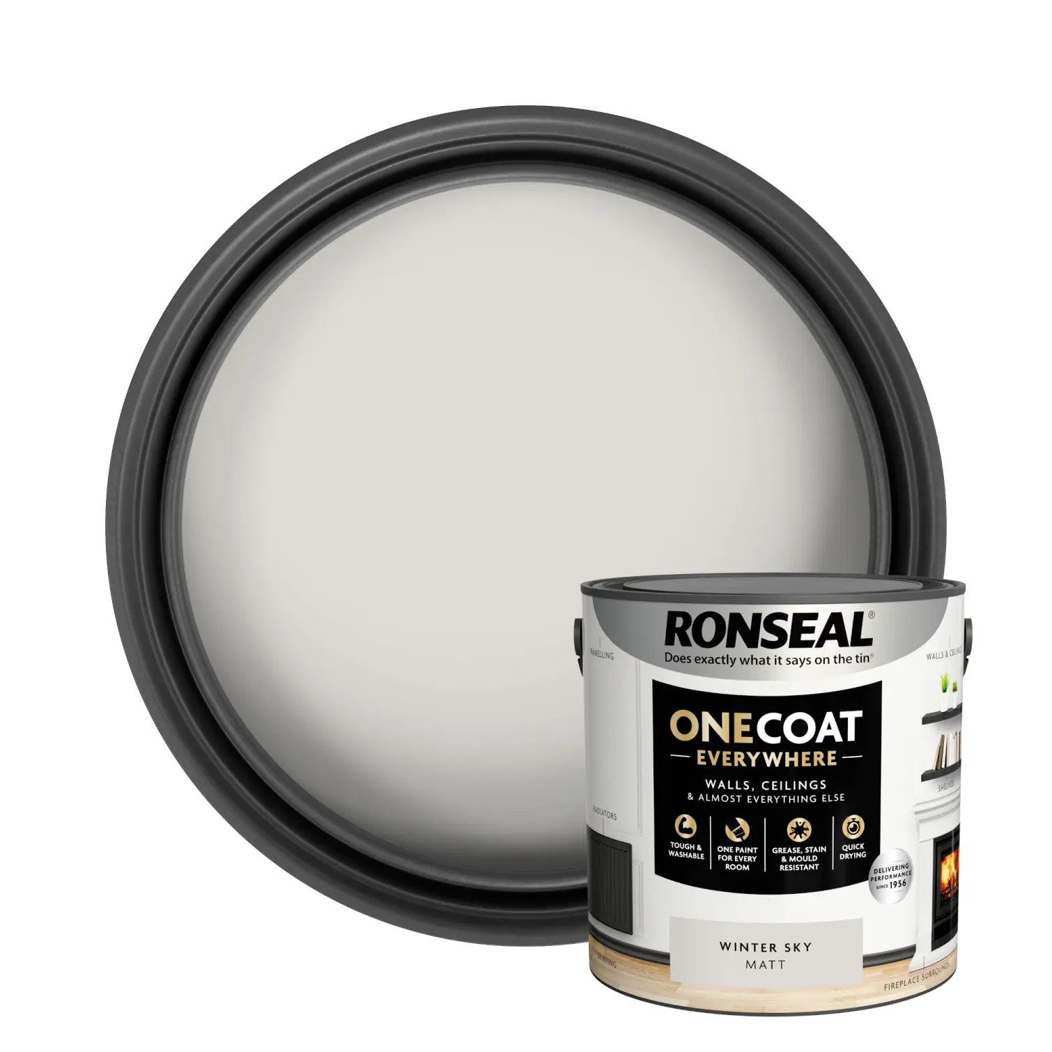 RNS1210_1 Ronseal Everywhere One Coat Matt Winter Sky 2.5Ltr