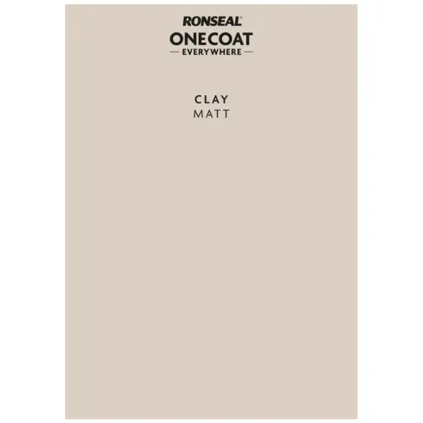 Ronseal Everywhere Peel & Stick Tester Clay