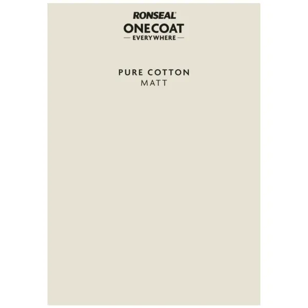 Ronseal Everywhere Peel & Stick Tester Pure Cotton
