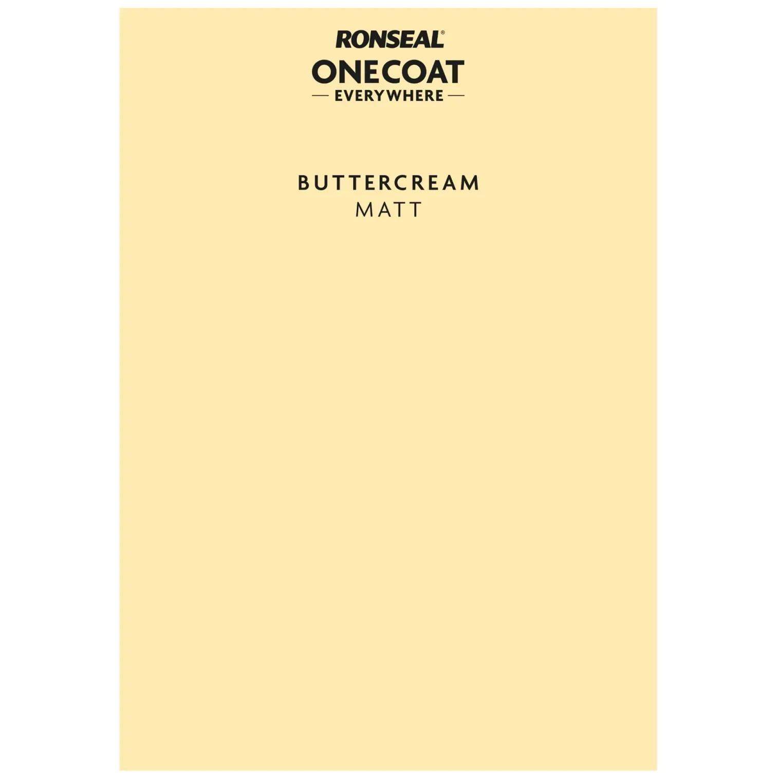 Ronseal Everywhere Peel & Stick Tester Buttercream