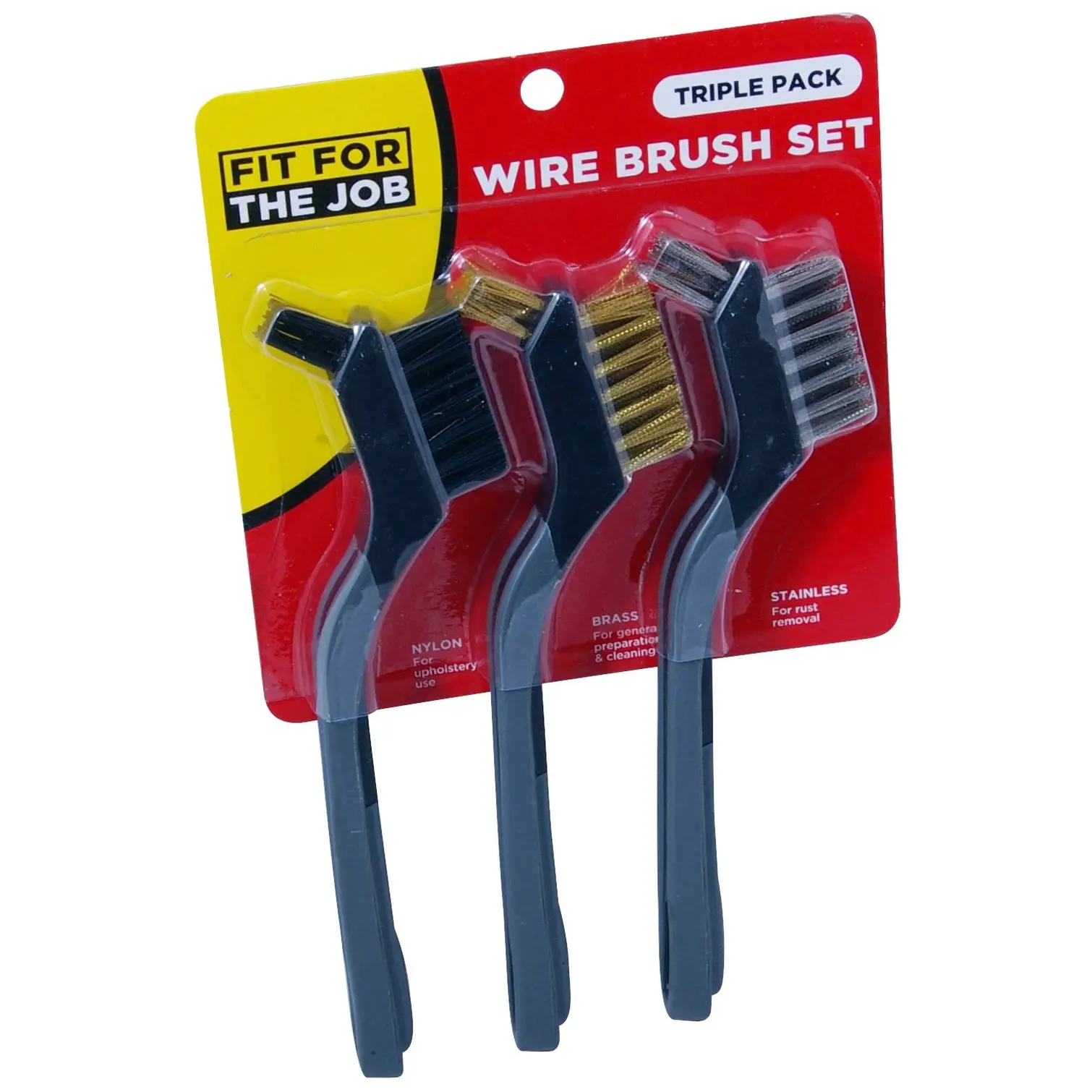 Fit ForTheJob 3pce Wire Brush Set