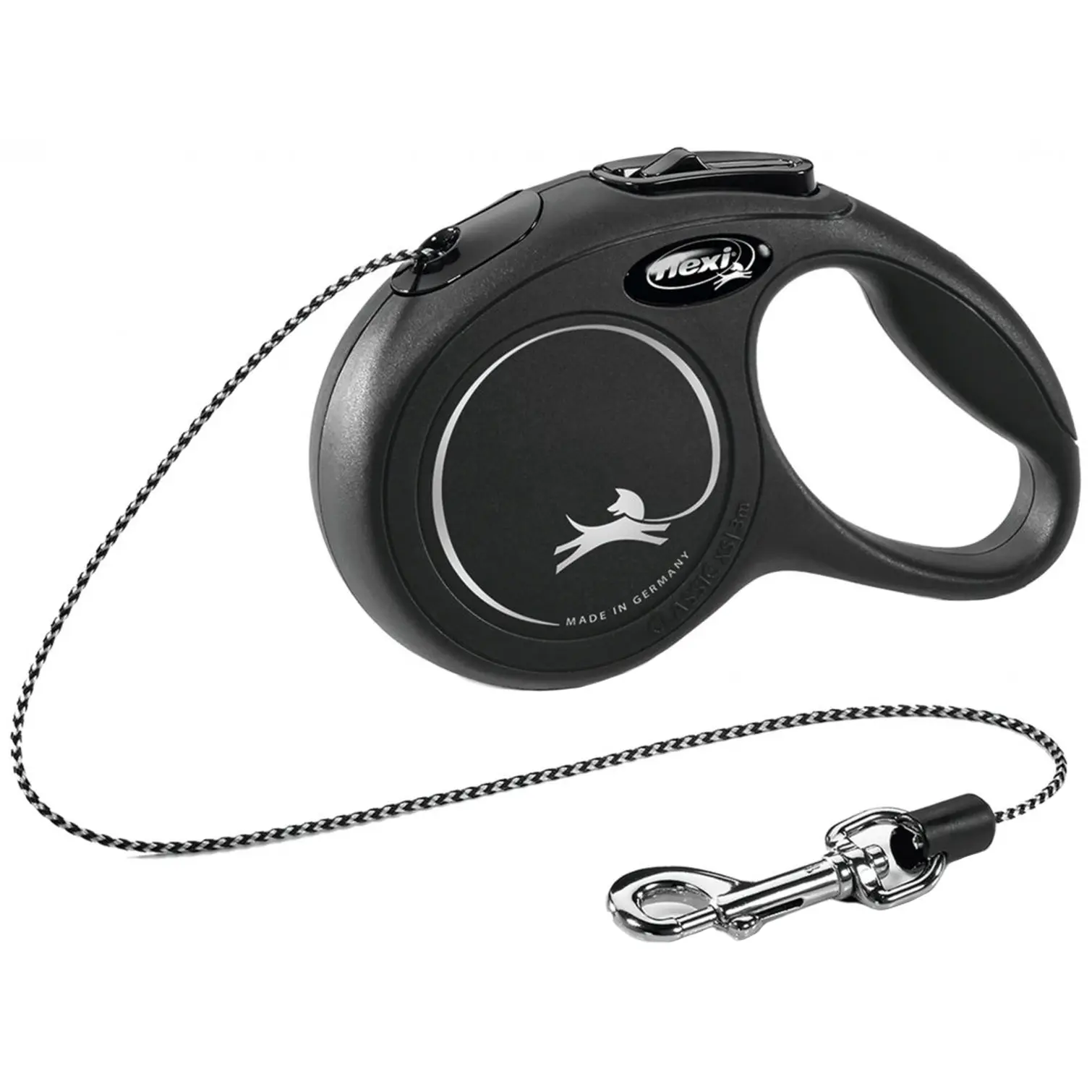 5m Flexi Cord Lead Med Black