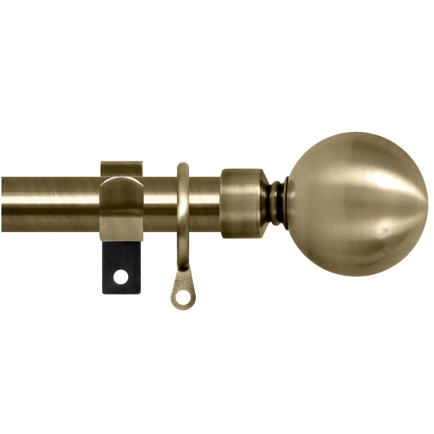 Renaissance Antique Brass Extending Metal Pole 120-210cm