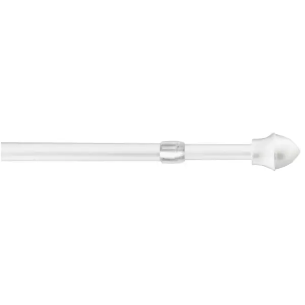 Renaissance White Cafe Rod 135 - 220cm