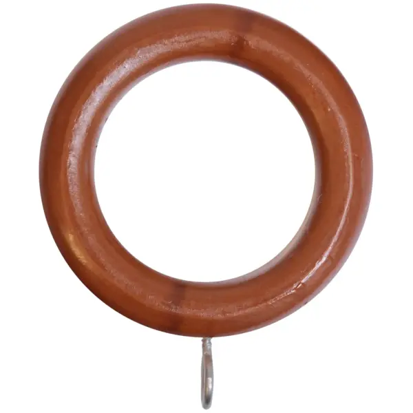 Renaissance  Rings For Wood Pole Walnut Card of 4