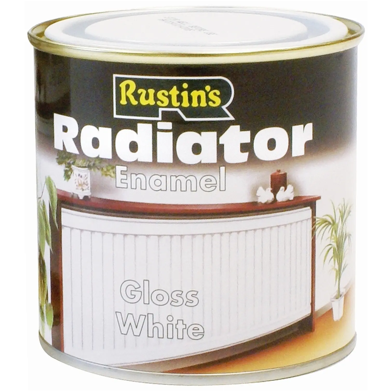 Rustins Quick Dry White Radiator Enamel Gloss 250ml