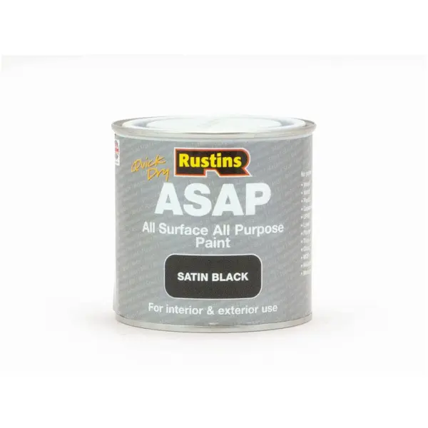 RST0162 Rustins ASAP Satin Black 250ml