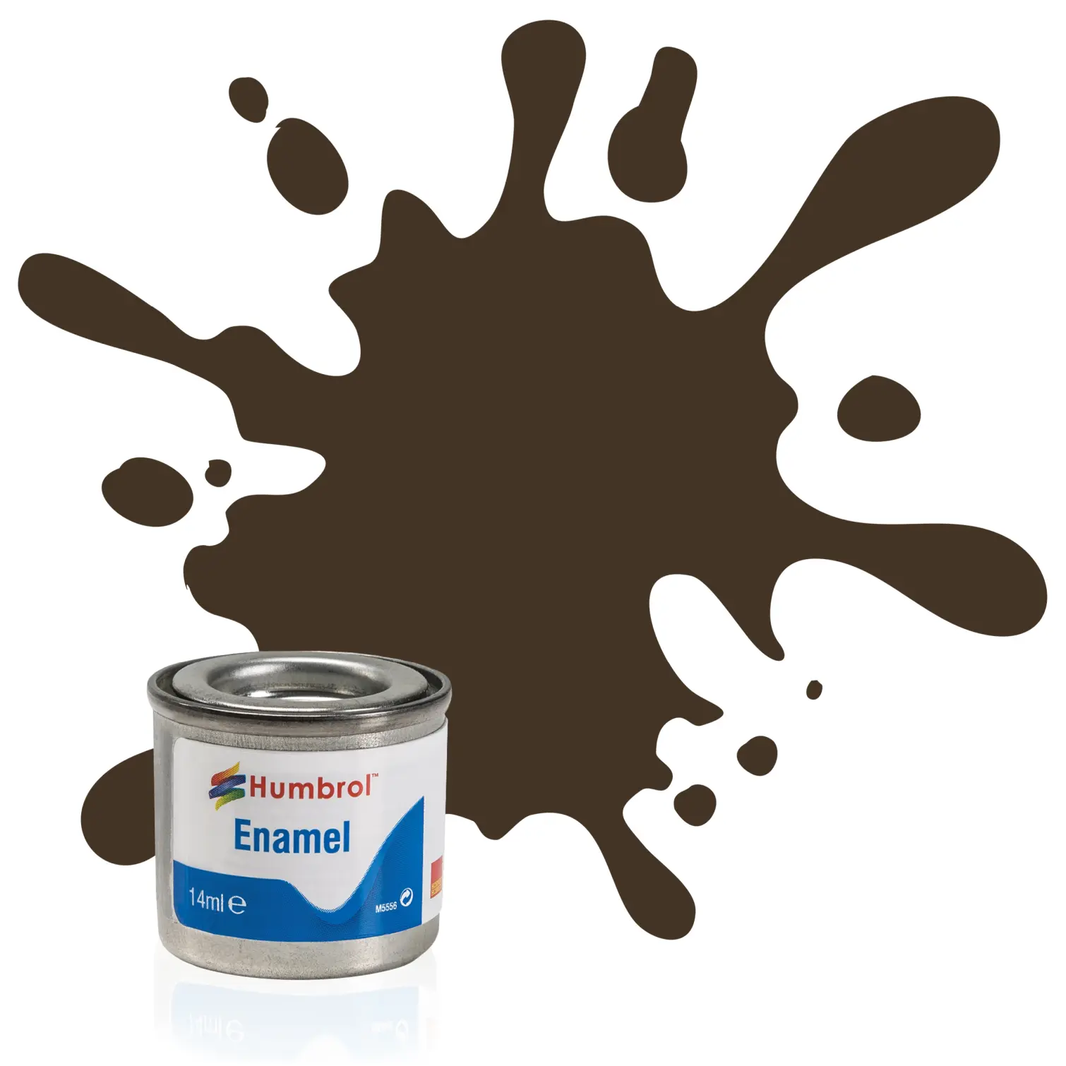 RST9222 Humbrol No 10 Enamel Gloss Service Brown 14ml