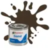 RST9222_2 Humbrol No 10 Enamel Gloss Service Brown 14ml