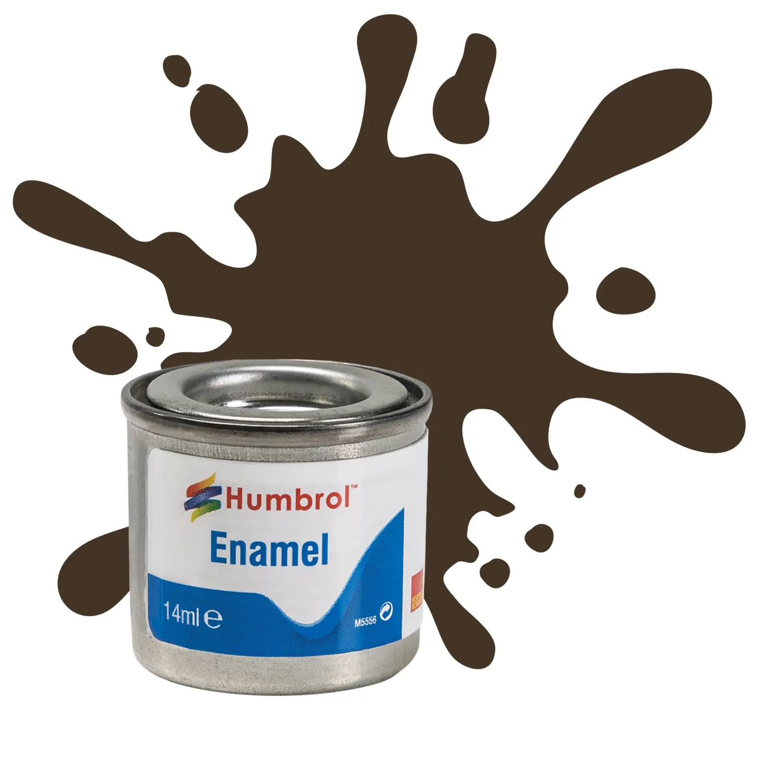 RST9222_2 Humbrol No 10 Enamel Gloss Service Brown 14ml
