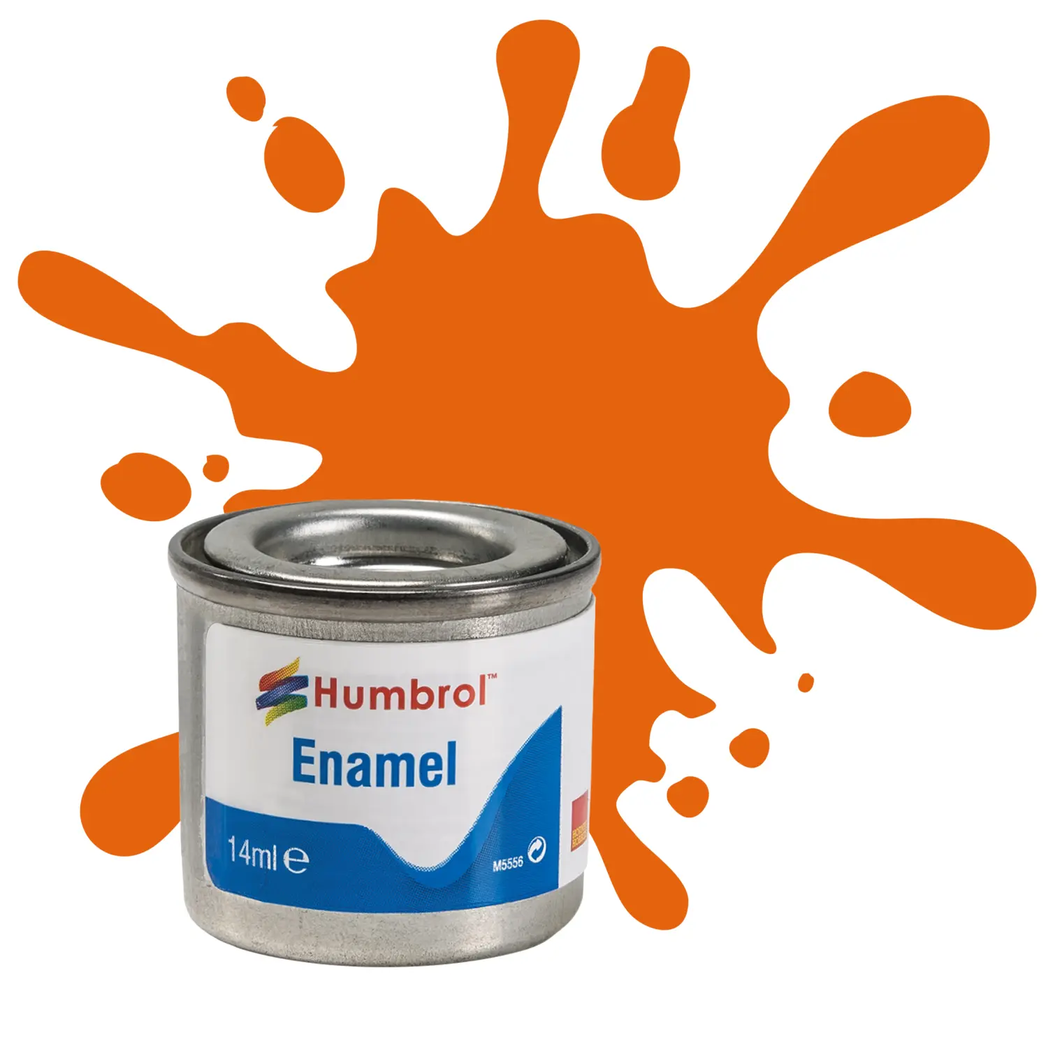 Humbrol No 18 Enamel Gloss Orange 14ml